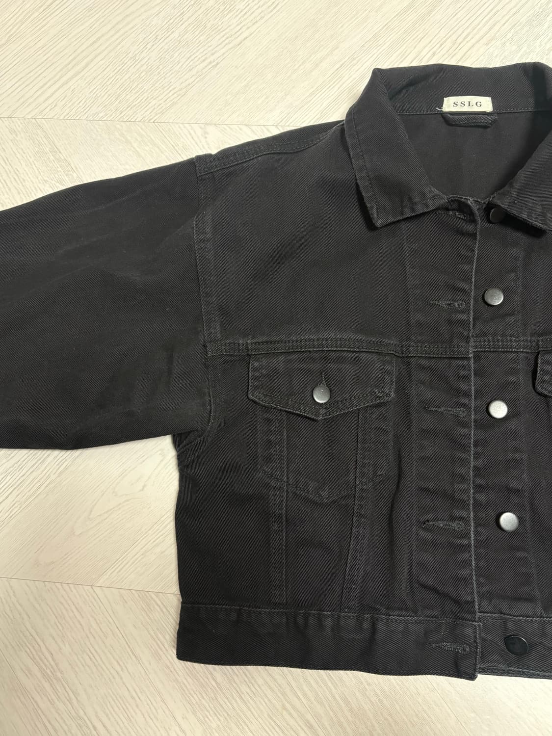 흑청자켓 블랙데님자켓 블랙자켓 청자켓 상품이미지4