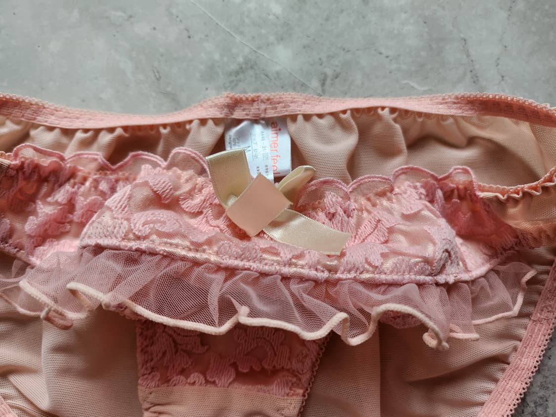 빈티지 갸루 러블리 레이스 공주풍 와키다카 브라팬티세트 에메필 (희귀) 상품이미지5