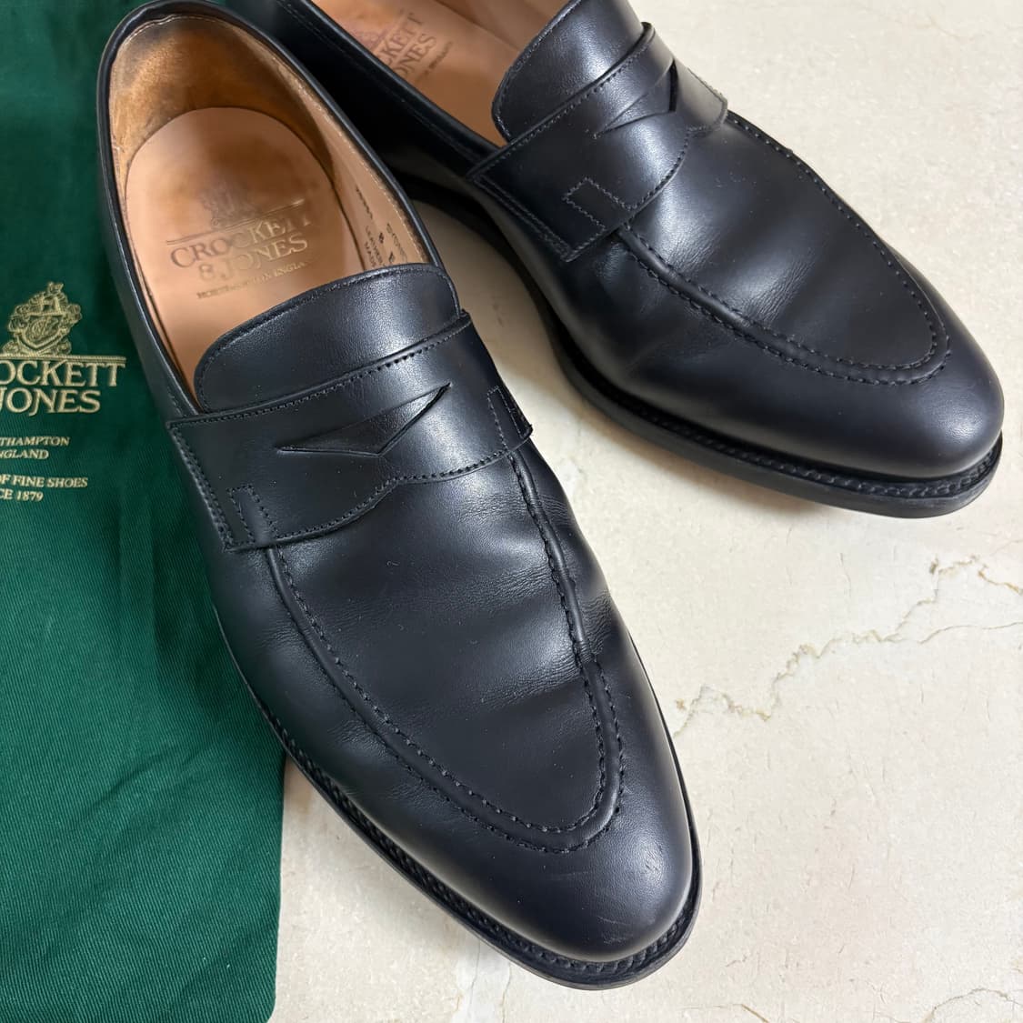 Crockett & Jones SYDNEY Leather Loafers  상품이미지5