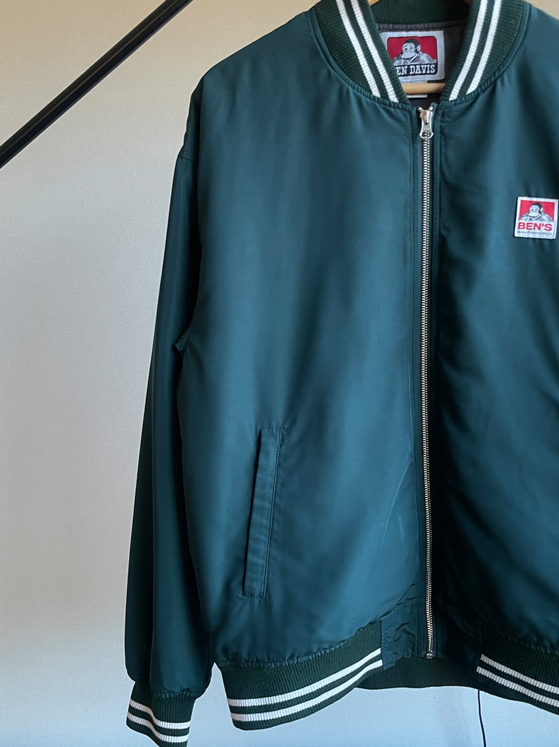 벤 데이비슨 화이트라벨 프린트 블루종 상품이미지3