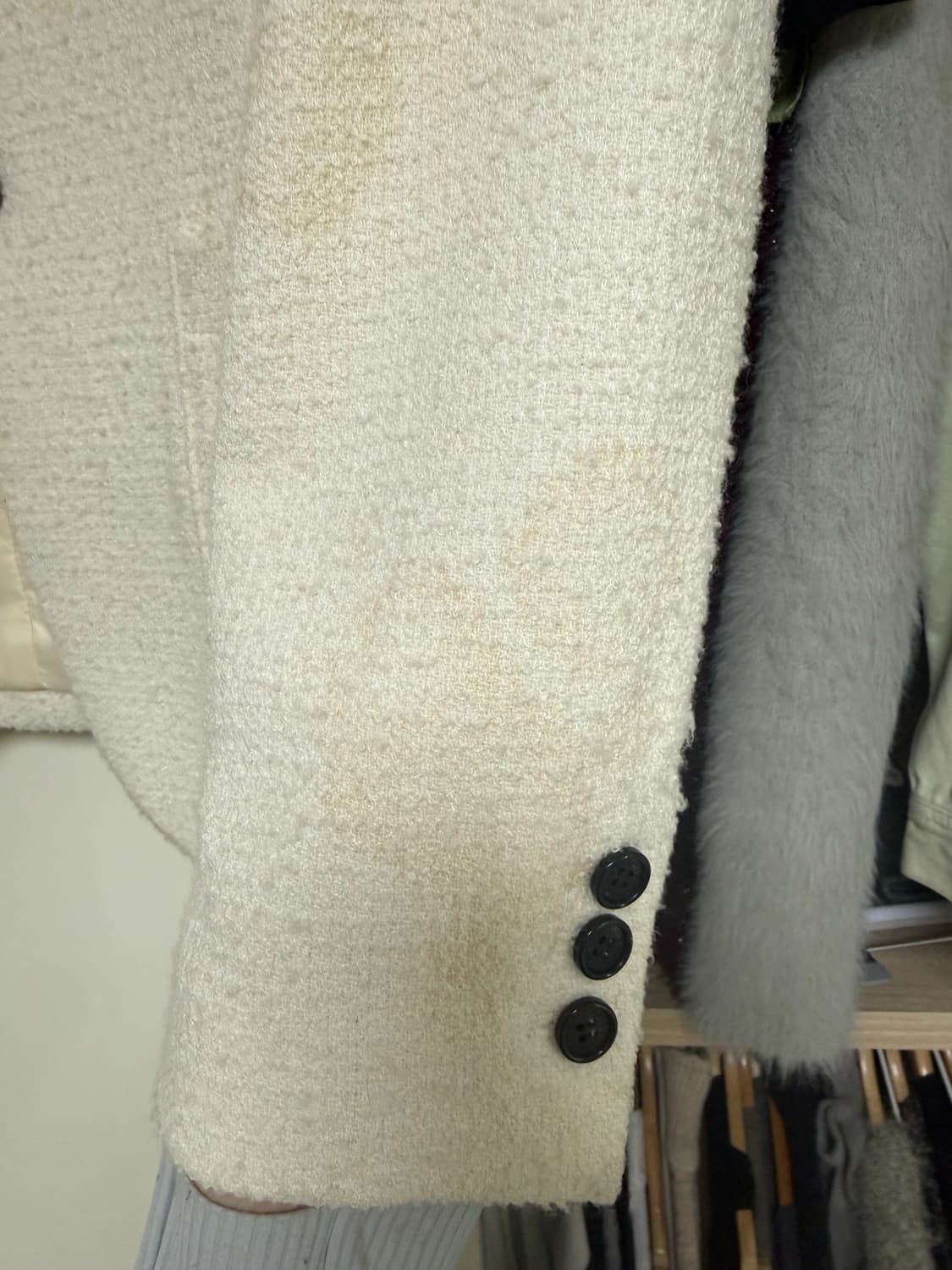 다이애그널 노카라 부클 자켓 상품이미지5