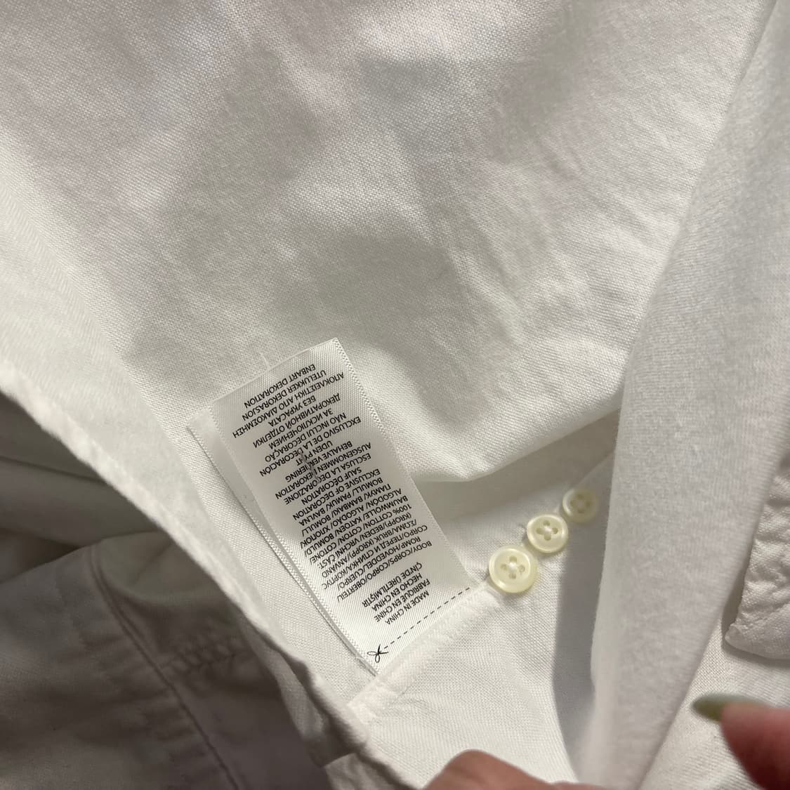 폴로 화이트 셔츠 상품이미지5