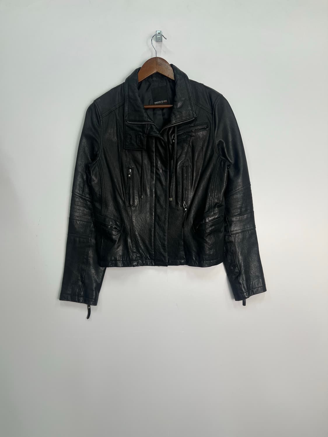 DRESSED TO KILL 가죽 자켓 상품이미지1