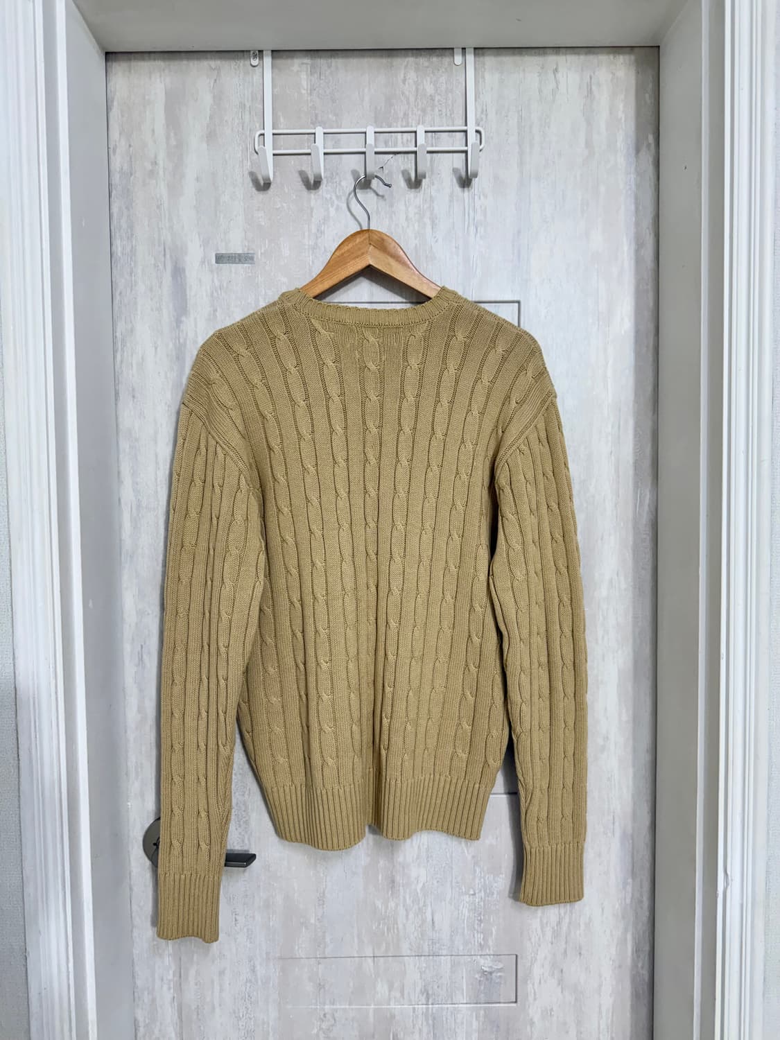 남성 100 / 폴로랄프로렌 케이블 니트 베이지  상품이미지4