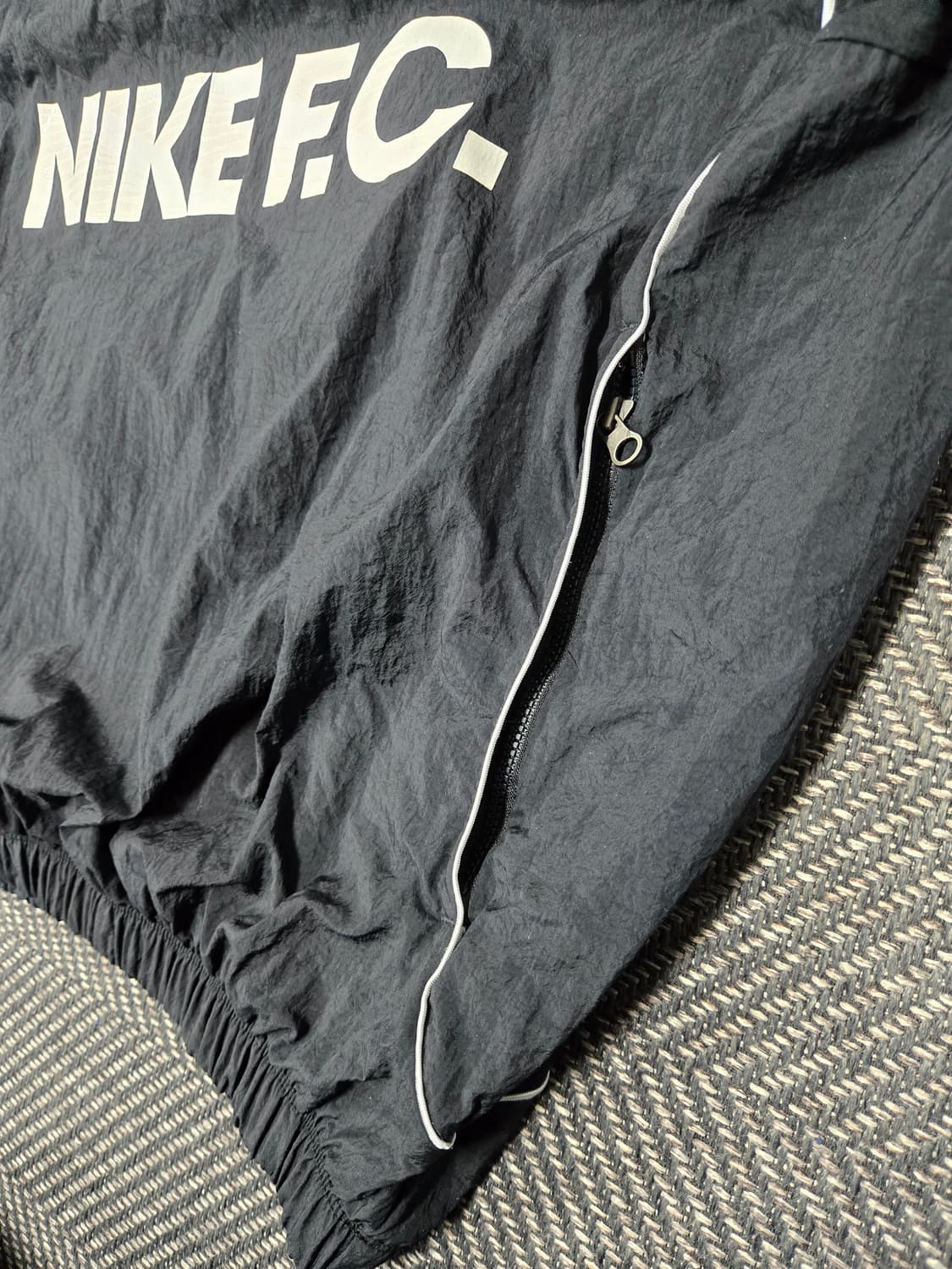 나이키 FC 리펠 사커 크루 우븐 블랙 바람막이 상품이미지5