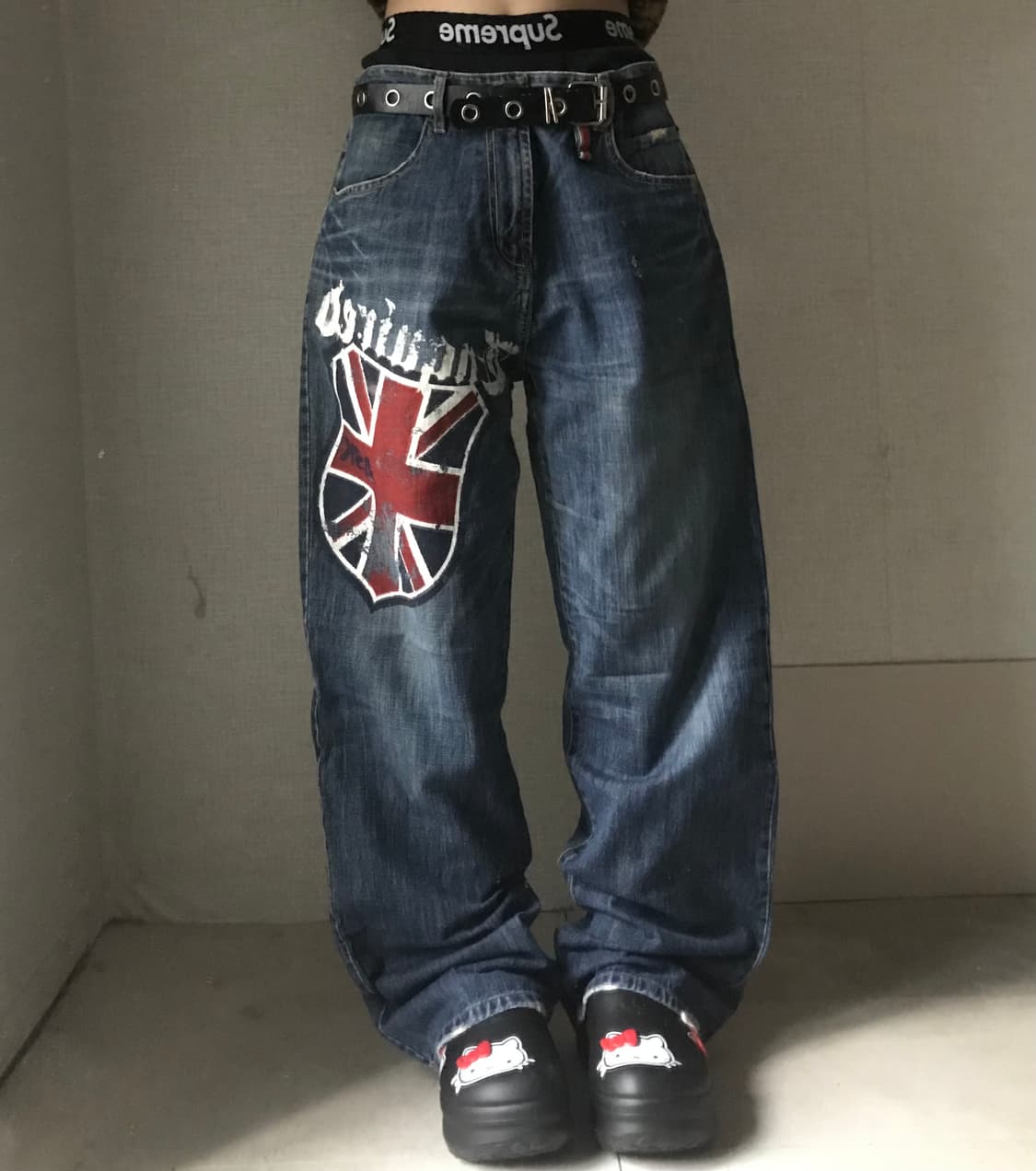 Ask 잉글랜드 와이드 데님팬츠 상품이미지4