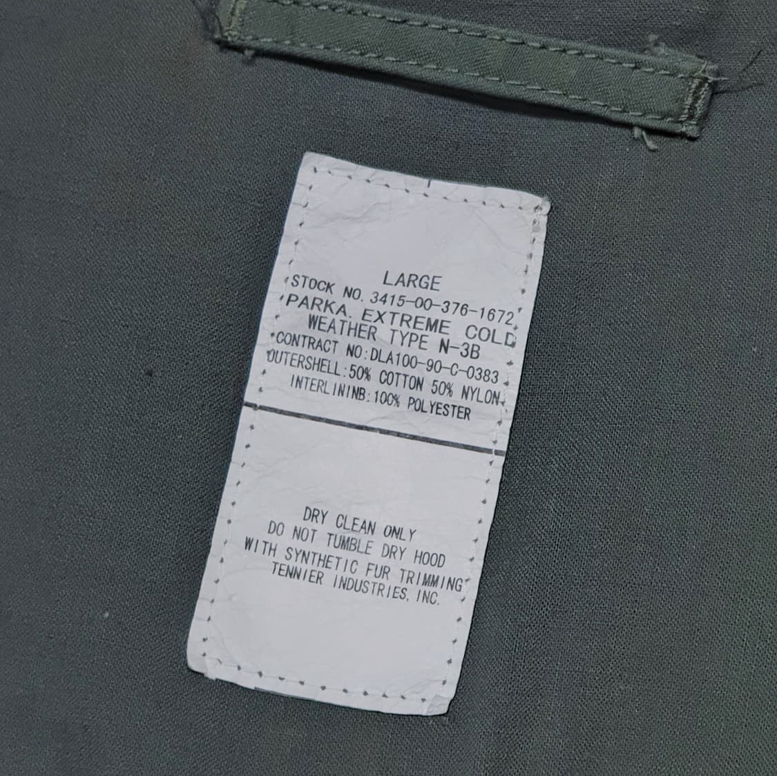 n3b 콜드파카 복각 L (100-105) 상품이미지8