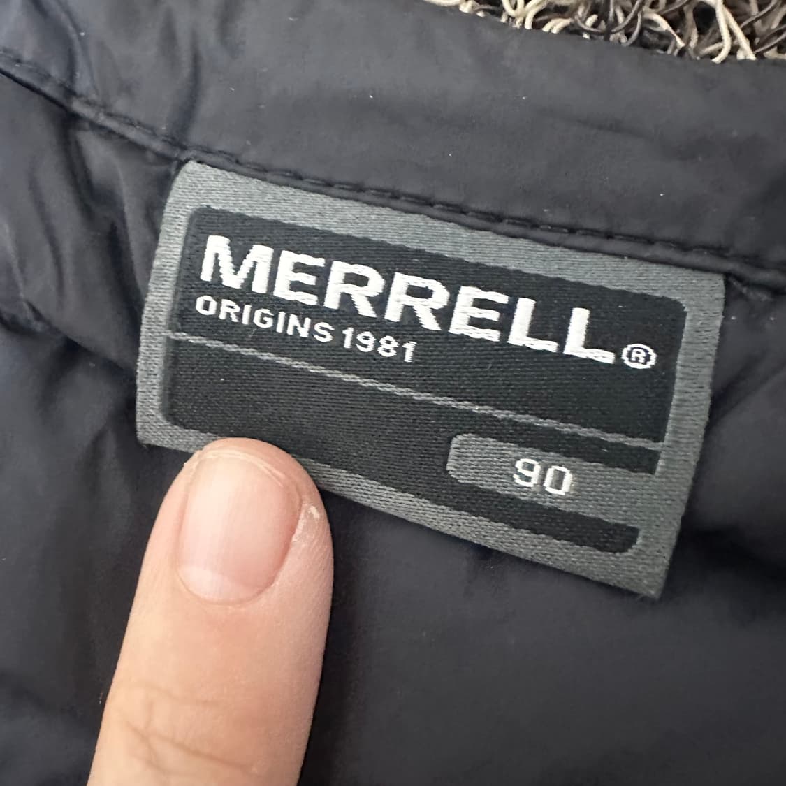 머렐 구스다운 여성 경량 패딩 조끼 블랙 90사이즈 상품이미지6