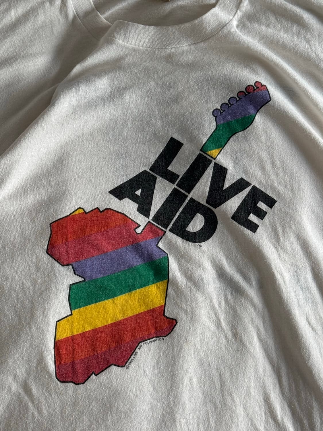 [XL] 80s Live aid 오리지널 티셔츠 상품이미지3