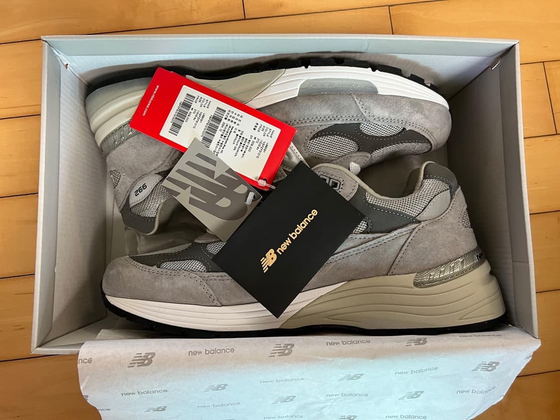 [새제품] 뉴발란스 코리아 992 코어 그레이 270 D 상품이미지4