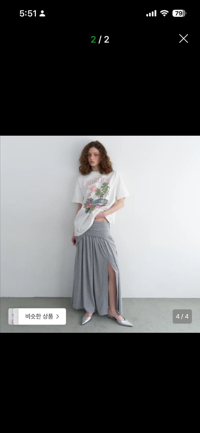 오버듀플레어 VINTAGE SUMMER T-SHIRT_WHITE 상품이미지2