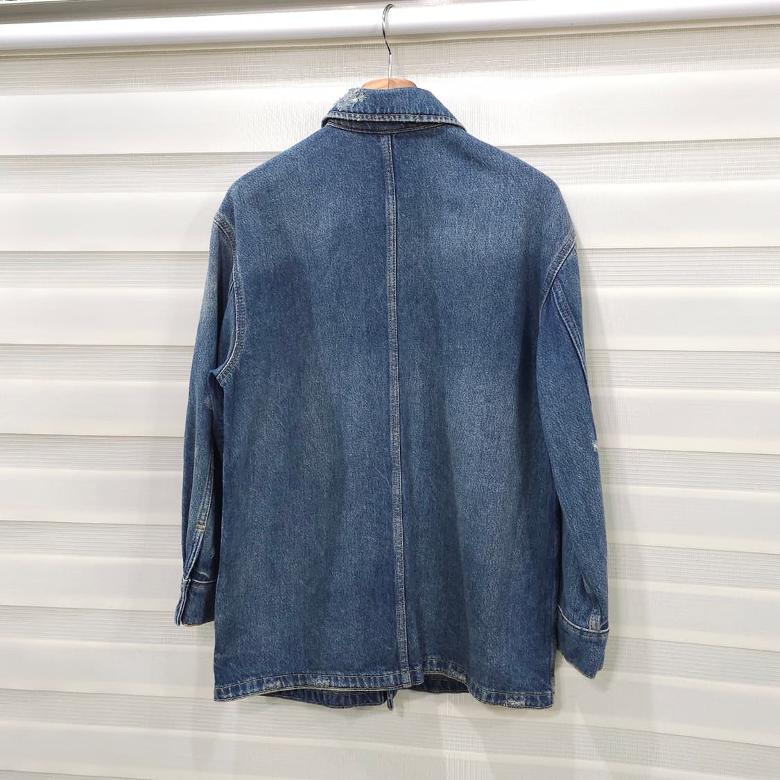 자라 빈티지가공 데님 커버올자켓- 우먼 실측확인 상품이미지5