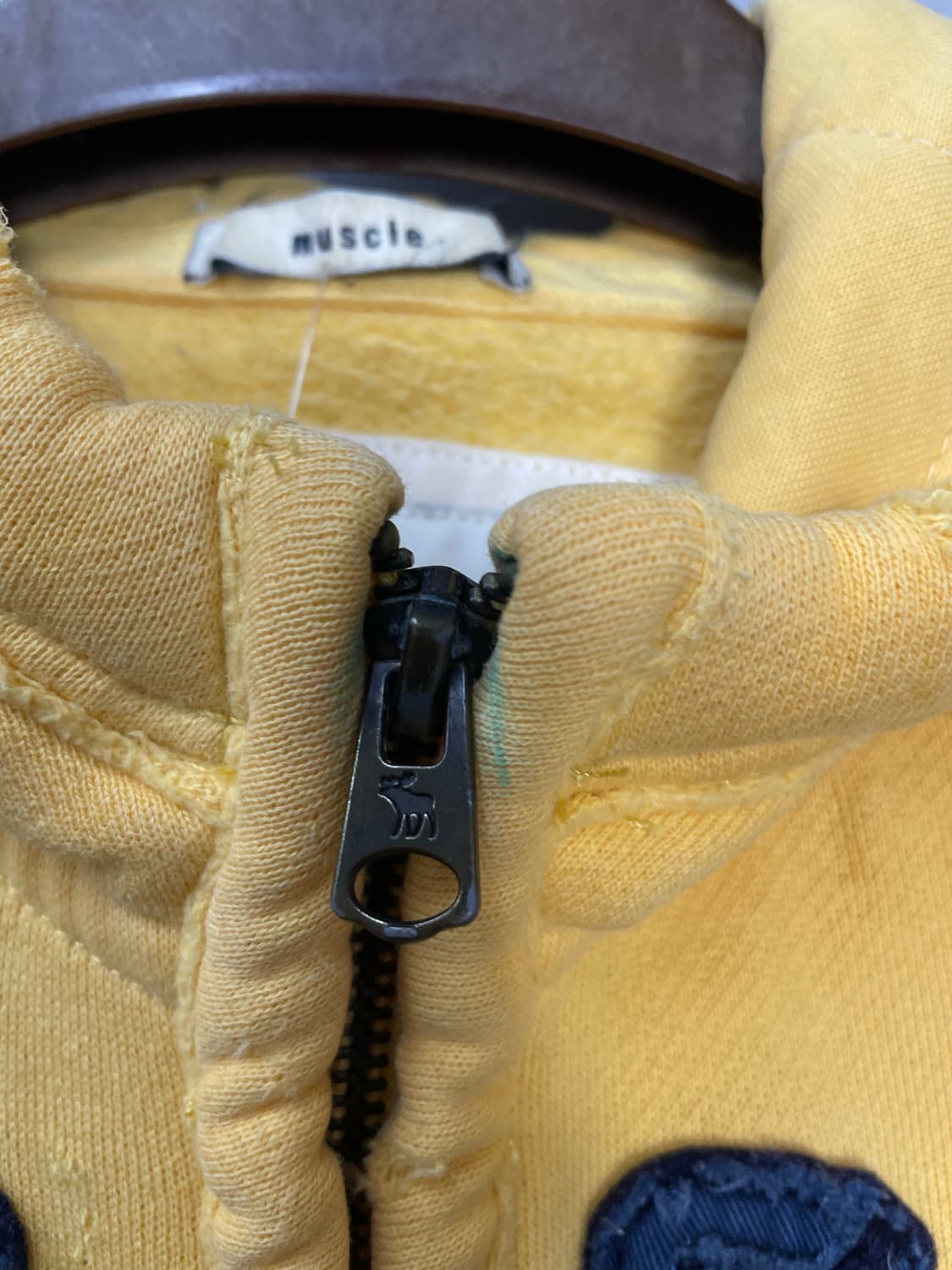 아베크롬비 옐로우 자수로고 후드집업 H1670 상품이미지6