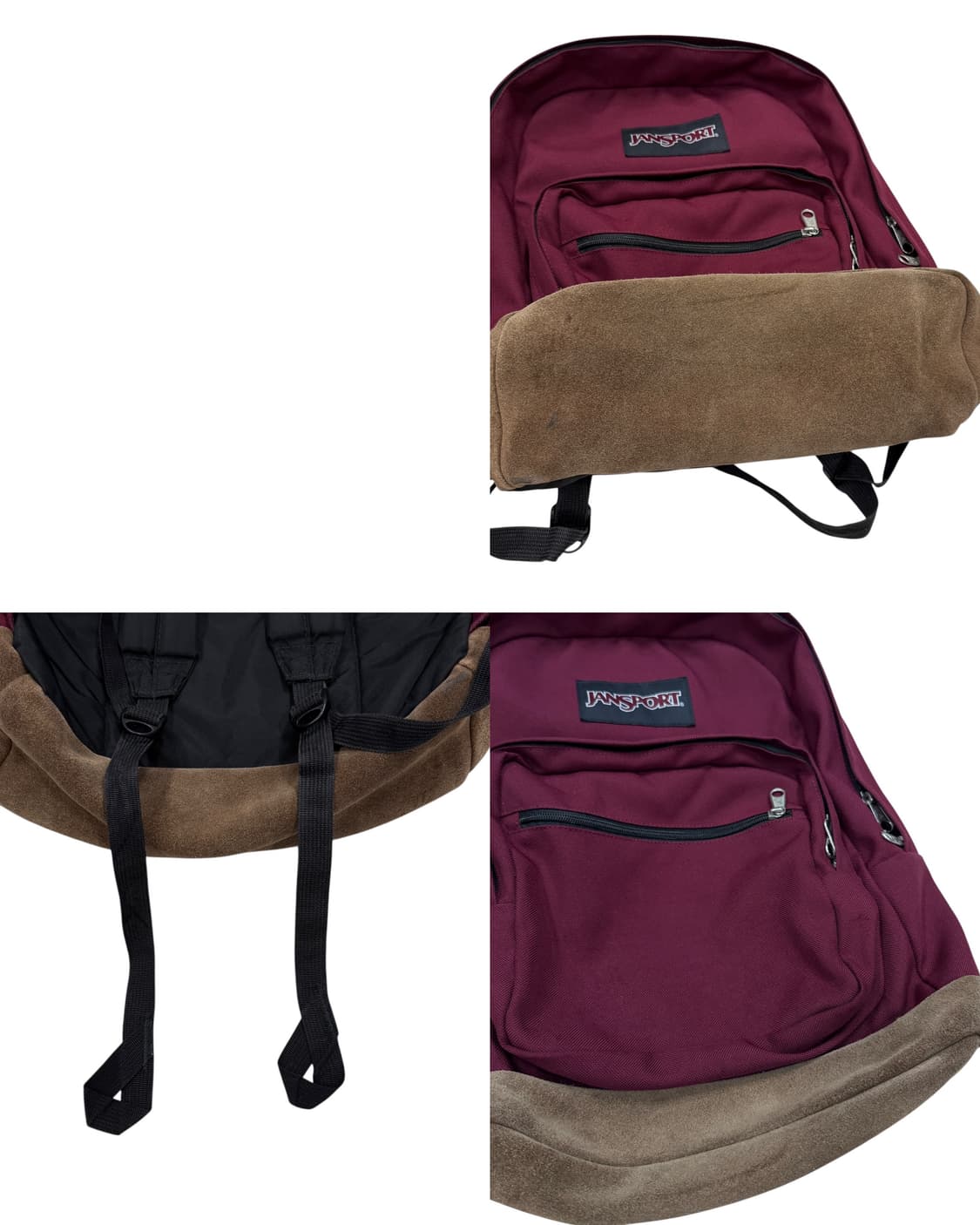 잔스포츠 빈티지 라이트팩 버건디 레드 백팩 가방 상품이미지6