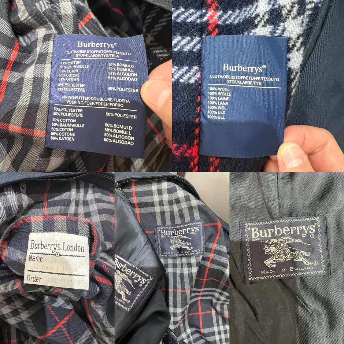 1988년도 빈티지 버버리(burberry)트렌치코트 상품이미지9