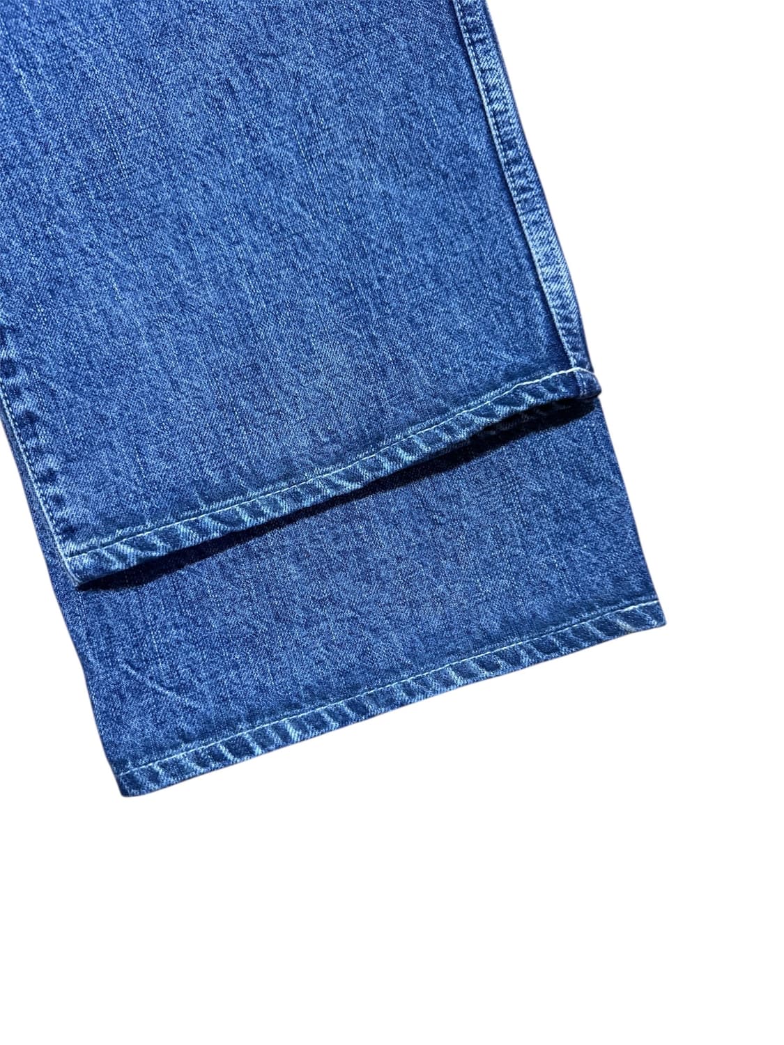 포터리 원워시드 와이드 데님 미드블루 2사이즈   상품이미지4
