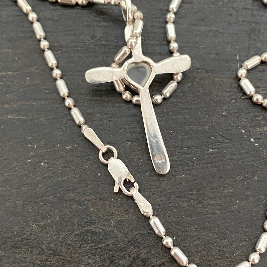 moonstone cross 925silver neck 상품이미지4
