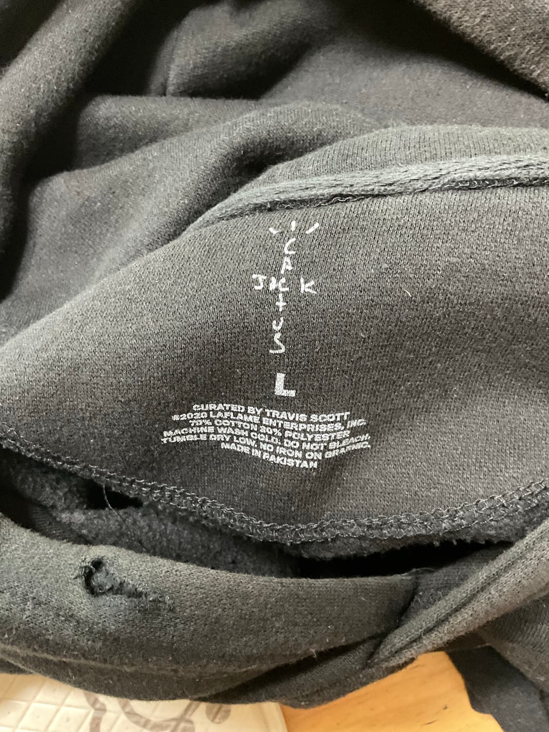 트래비스 스캇 x 나이키 sb 후드티 L 상품이미지5