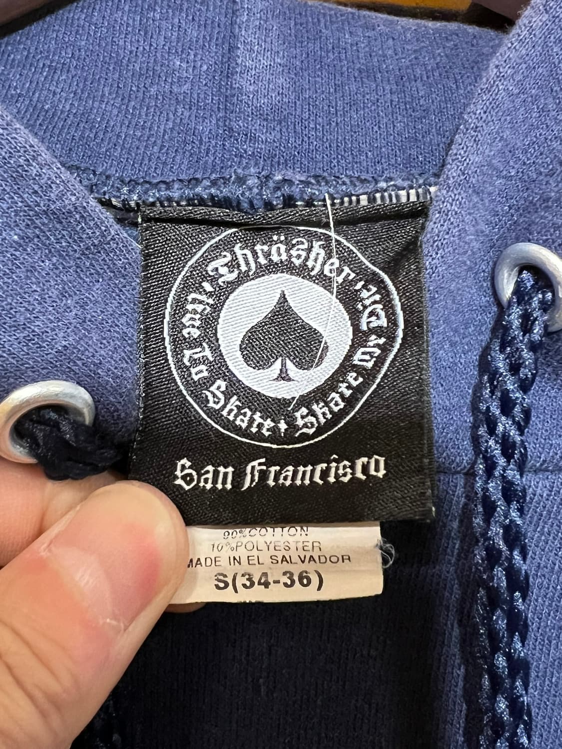 [S] 트레셔 플레임 로고 후디 스케이트 후드티셔츠 스웻 USA 상품이미지7