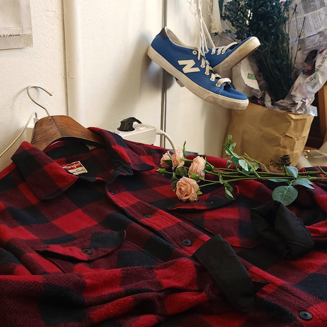 90s 랭글러 버팔로 플레드 워크셔츠 플리스 셔츠 xl 상품이미지9