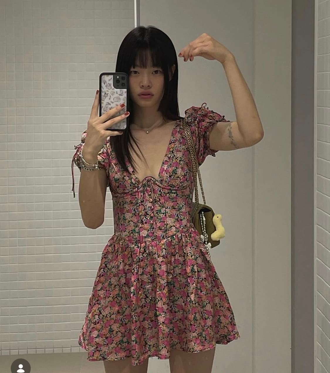 For love and lemon 플라워패턴 미니드레스 상품이미지1