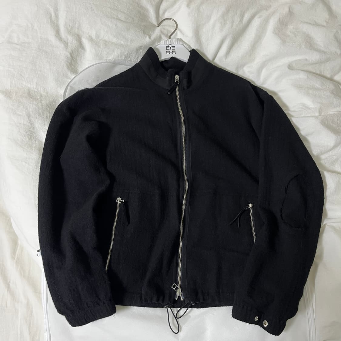 폴리테루 보일드 울 트랙자켓 상품이미지4