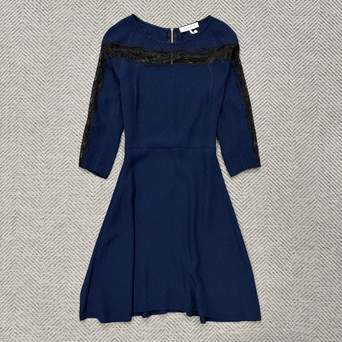 산드로 레이스 디테일 원피스 v1439  상품이미지1