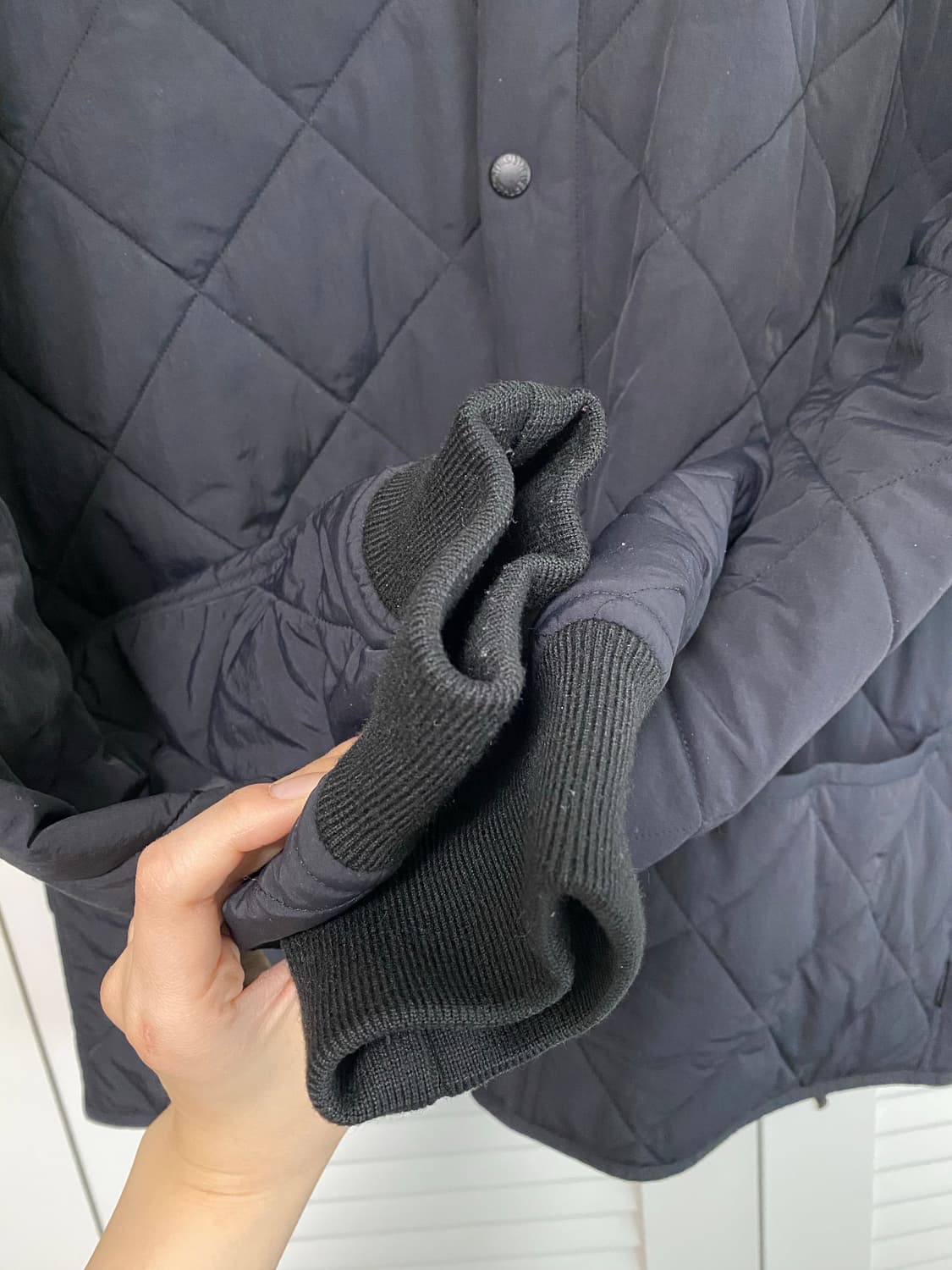 디스이즈네버댓 퀼팅 자켓 블랙 M 상품이미지3