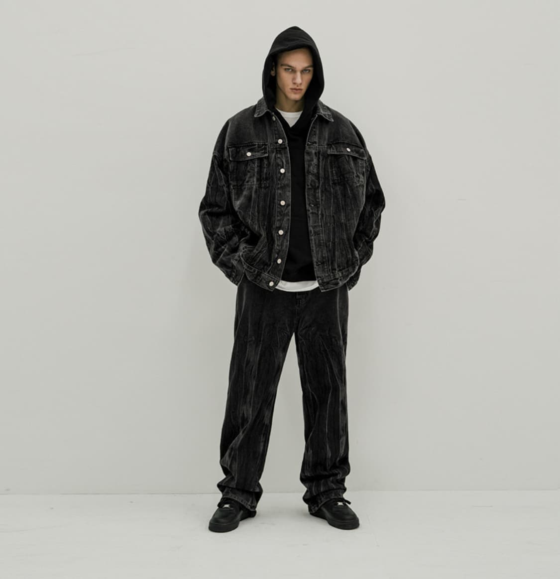 에즈카톤 마블 데님 사이즈 XL 새상품급 판매 합니다 셋업 세트 상품이미지2