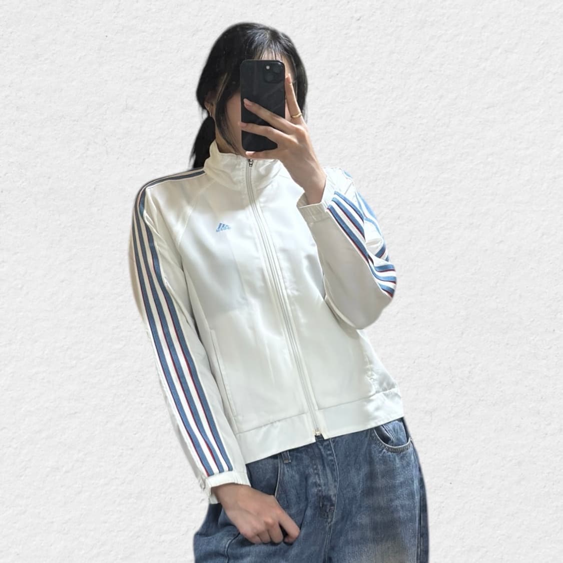 아디다스 화이트 바람막이 저지 상품이미지5