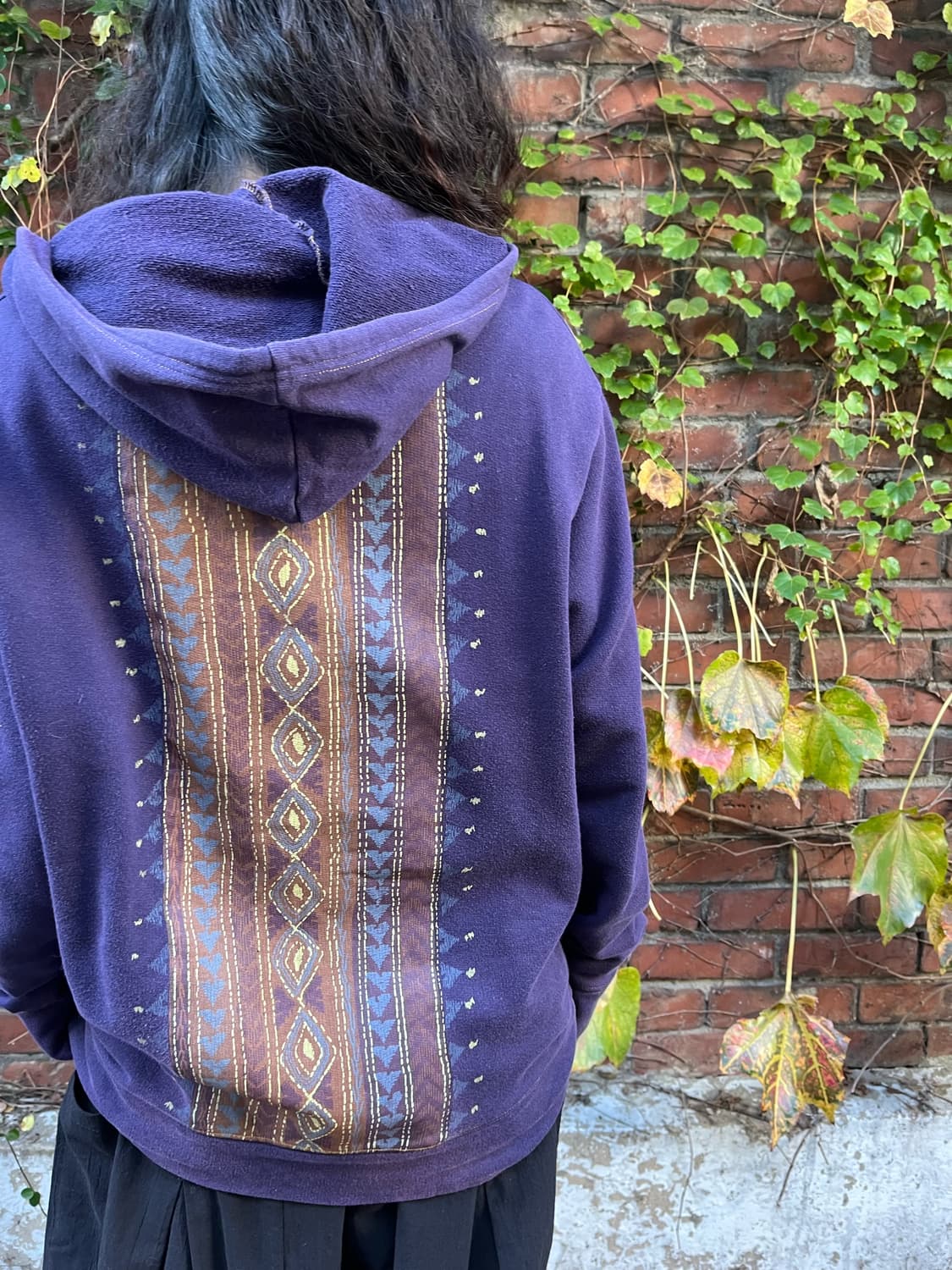 보라 히피문양 프린팅 후드 집업 상품이미지6