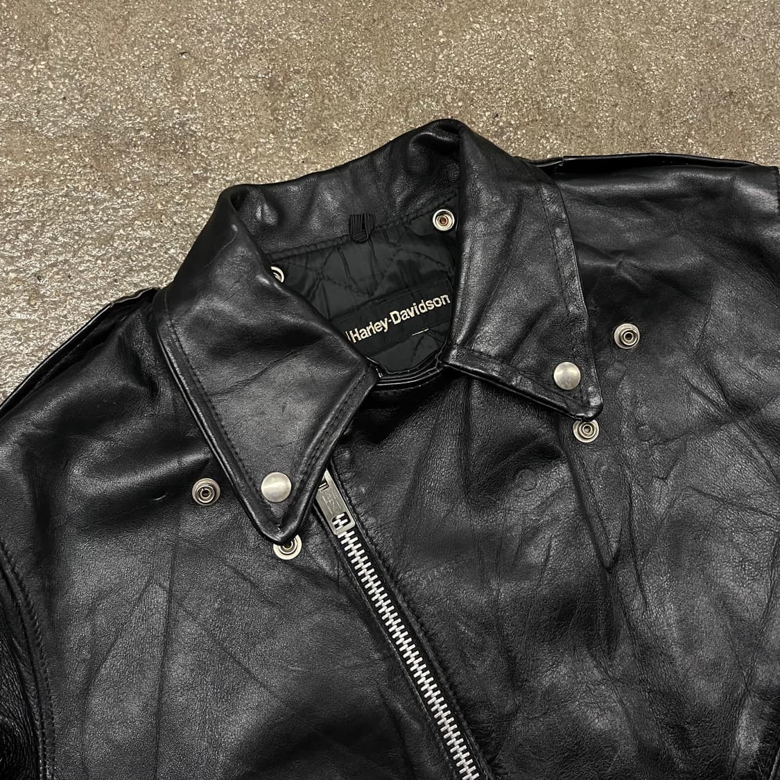 70s 할리데이비슨 더블 라이더 자켓 (105) 상품이미지5