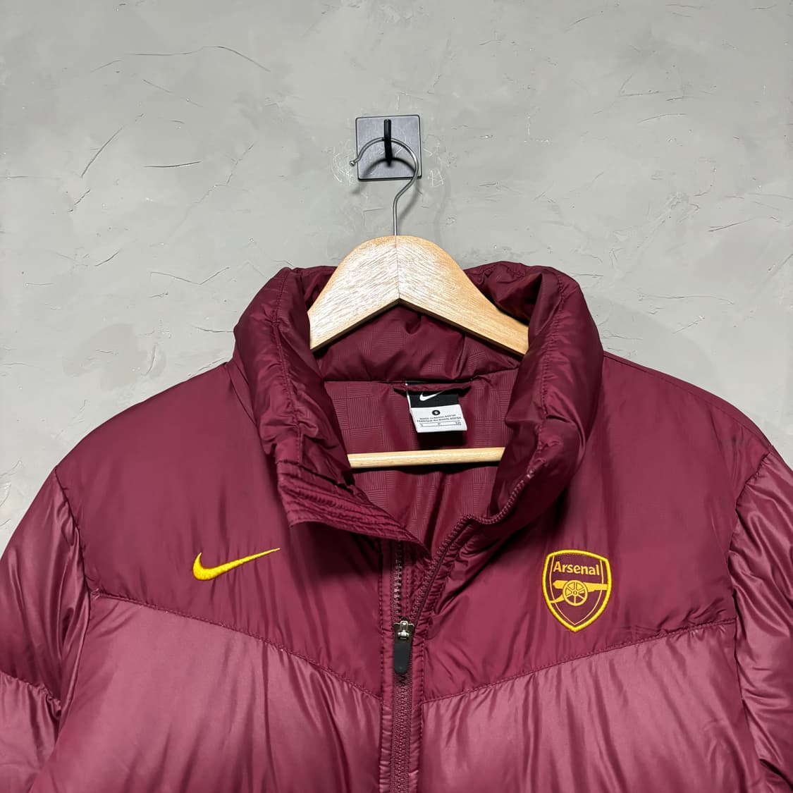 나이키 스우시 아스날 패딩 버건디 상품이미지2