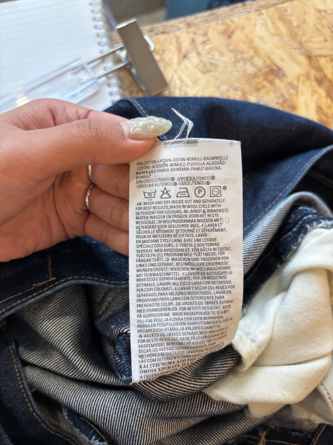Levi’s indigo denim 34 상품이미지7