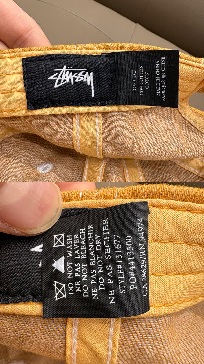 스투시 자수 캡 상품이미지10