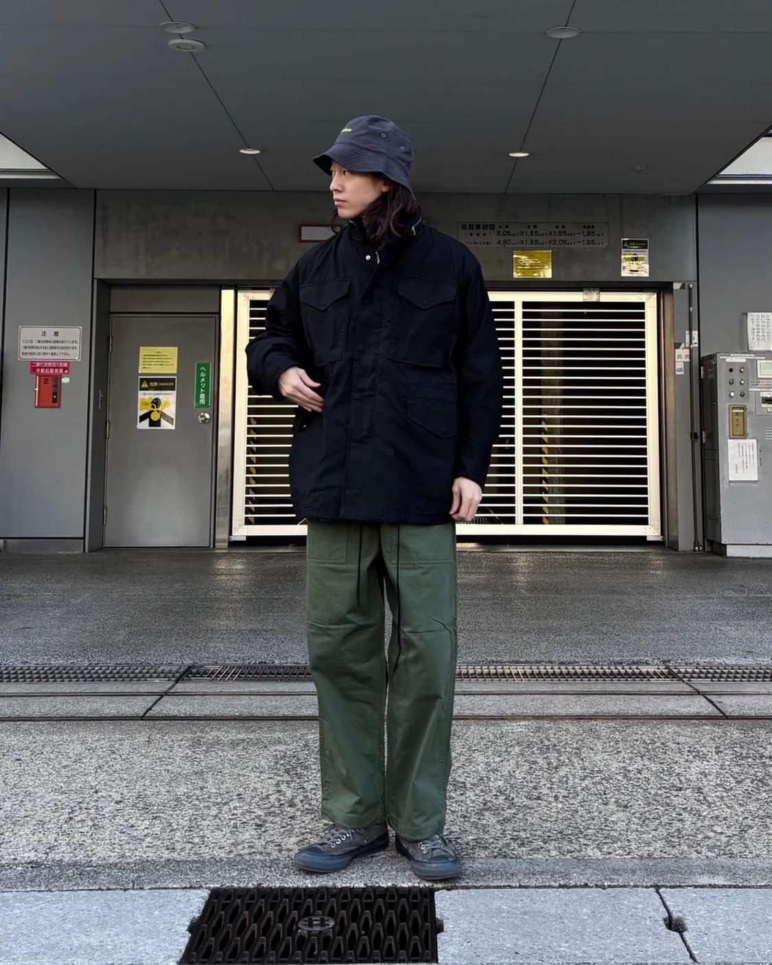 프레쉬서비스 25ss 백사틴 필드자켓 블랙 L 상품이미지5