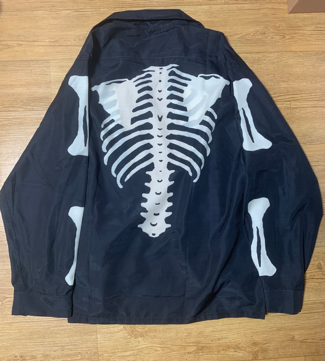 캐피탈 스켈레톤 롱슬리브 본 실크 큐브라셔츠 상품이미지4