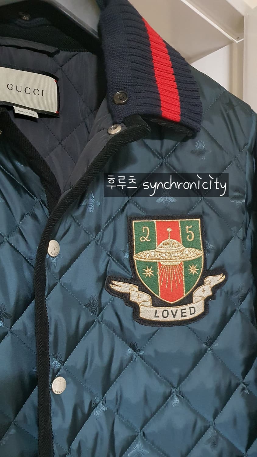 구찌 자수와펜 퀼팅 자켓 48 상품이미지5