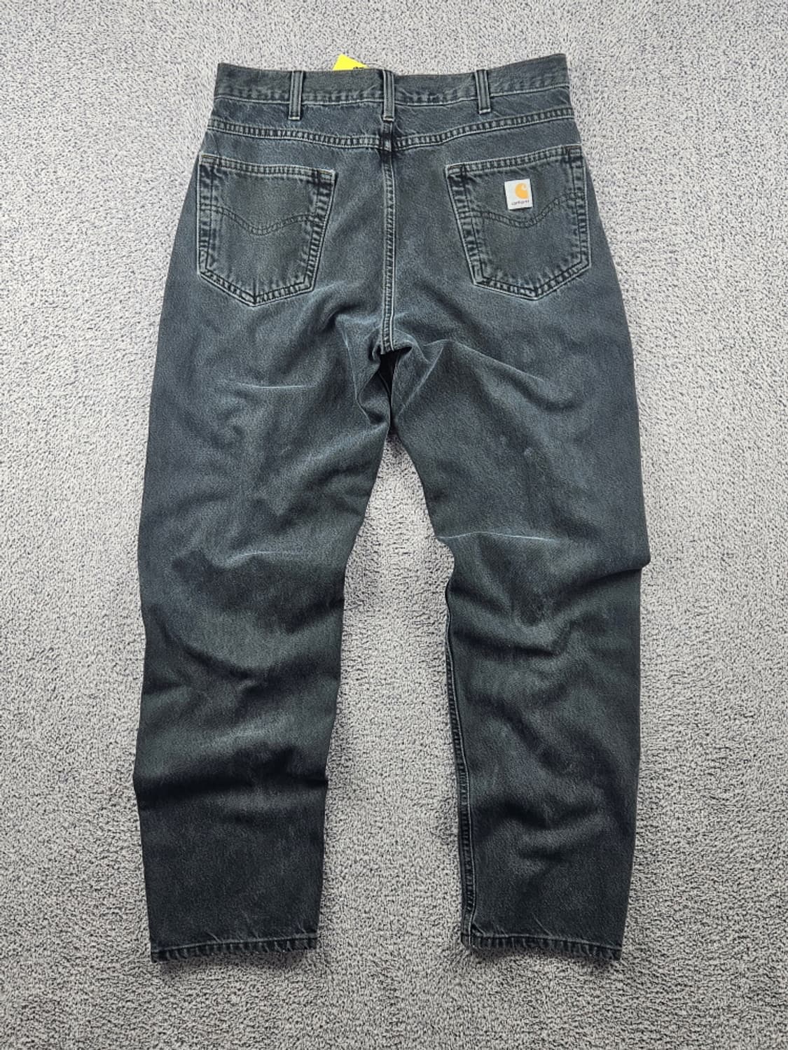 칼하트 블랙 다이드 데님 워크 팬츠 ( 34X32 ) / 10625 상품이미지4