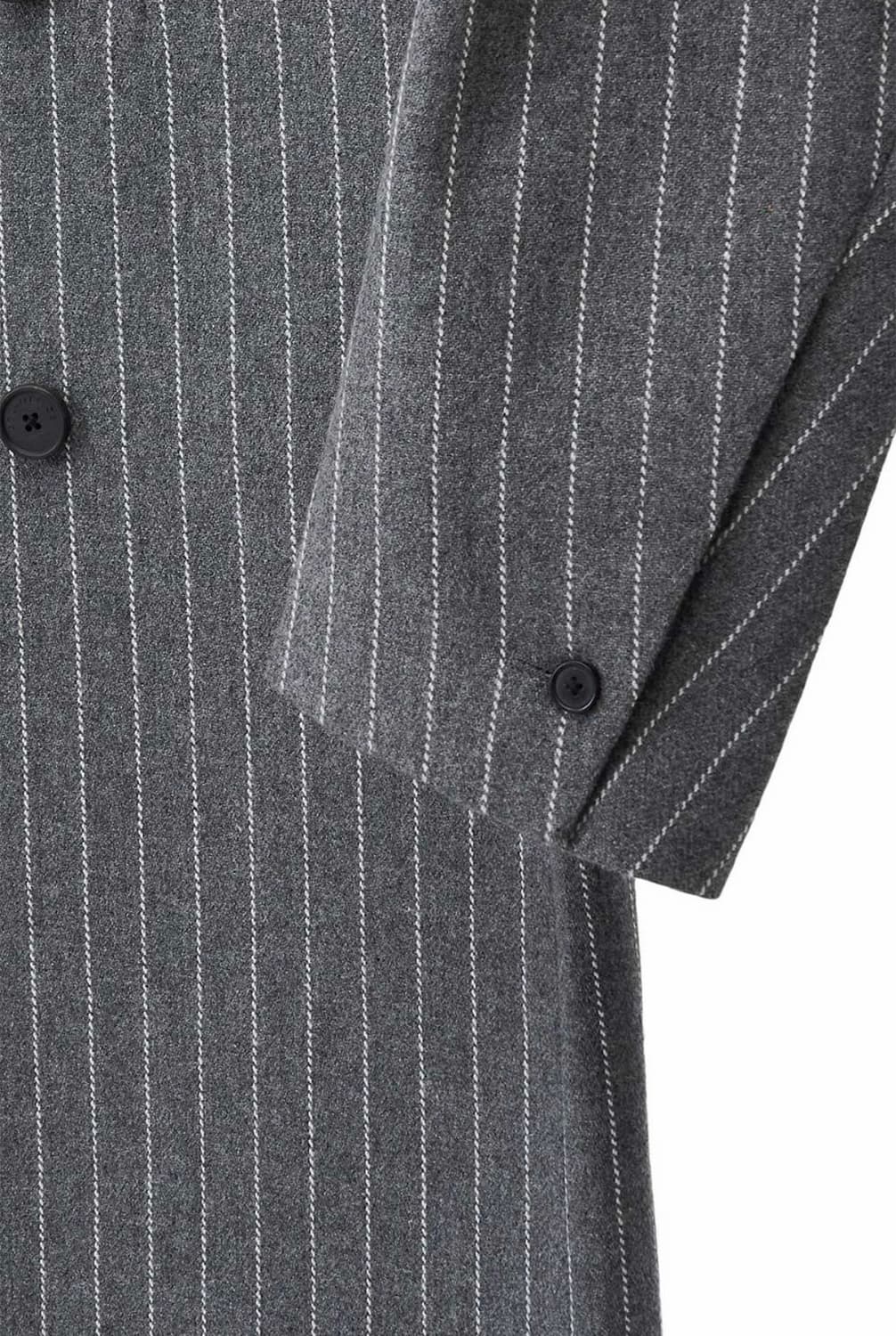 STU stripe classic coat grey 상품이미지4