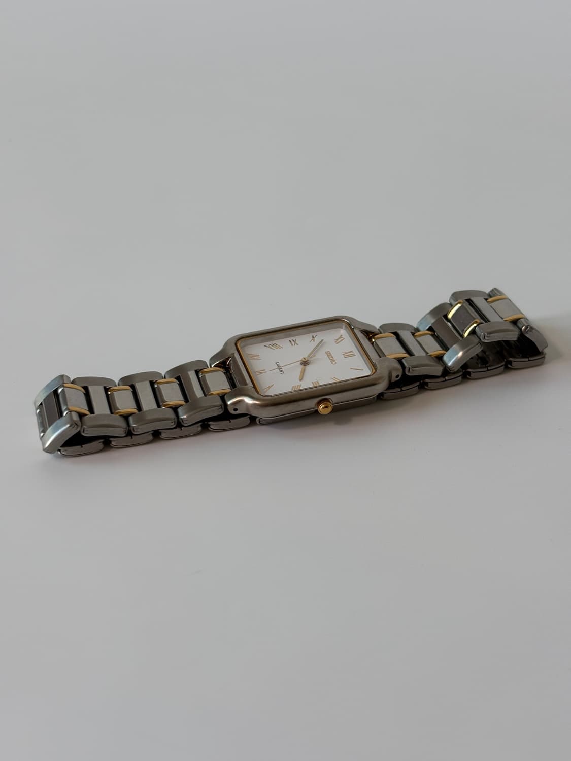 1990s Lucent Roman Index Square Quartz 상품이미지5