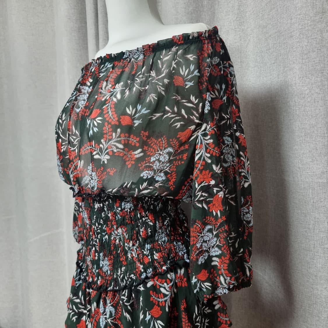 maje 마쥬 원피스 투웨이 프릴 시스루 (2사이즈/55) 상태최상 상품이미지7