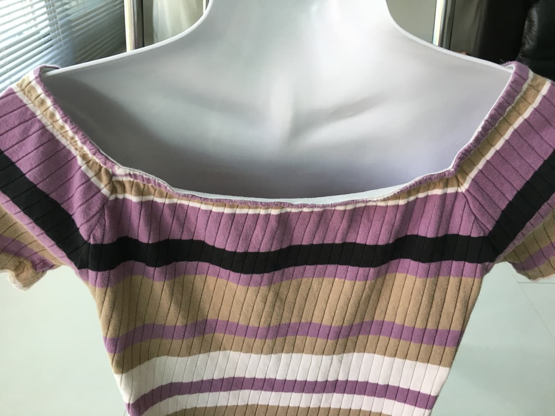 stripe rib knit top 상품이미지5