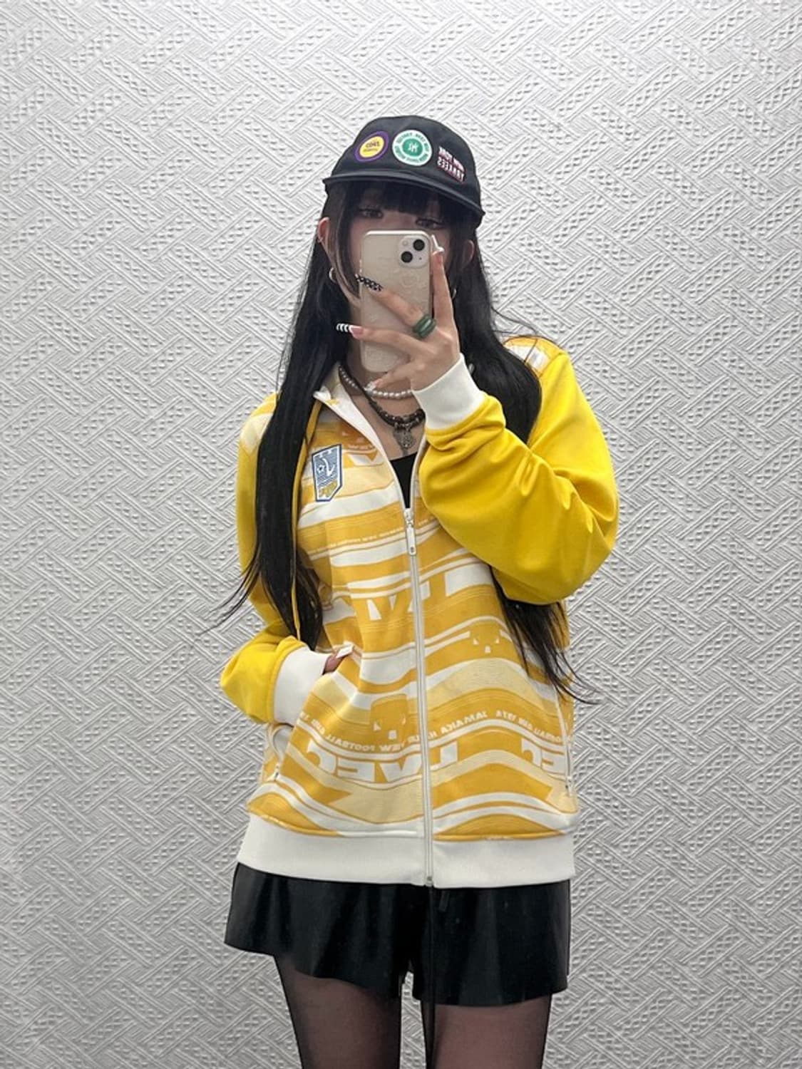 MLB 올드스쿨 스트릿 펑크 와펜 패치워크 볼캡 C10247 상품이미지2