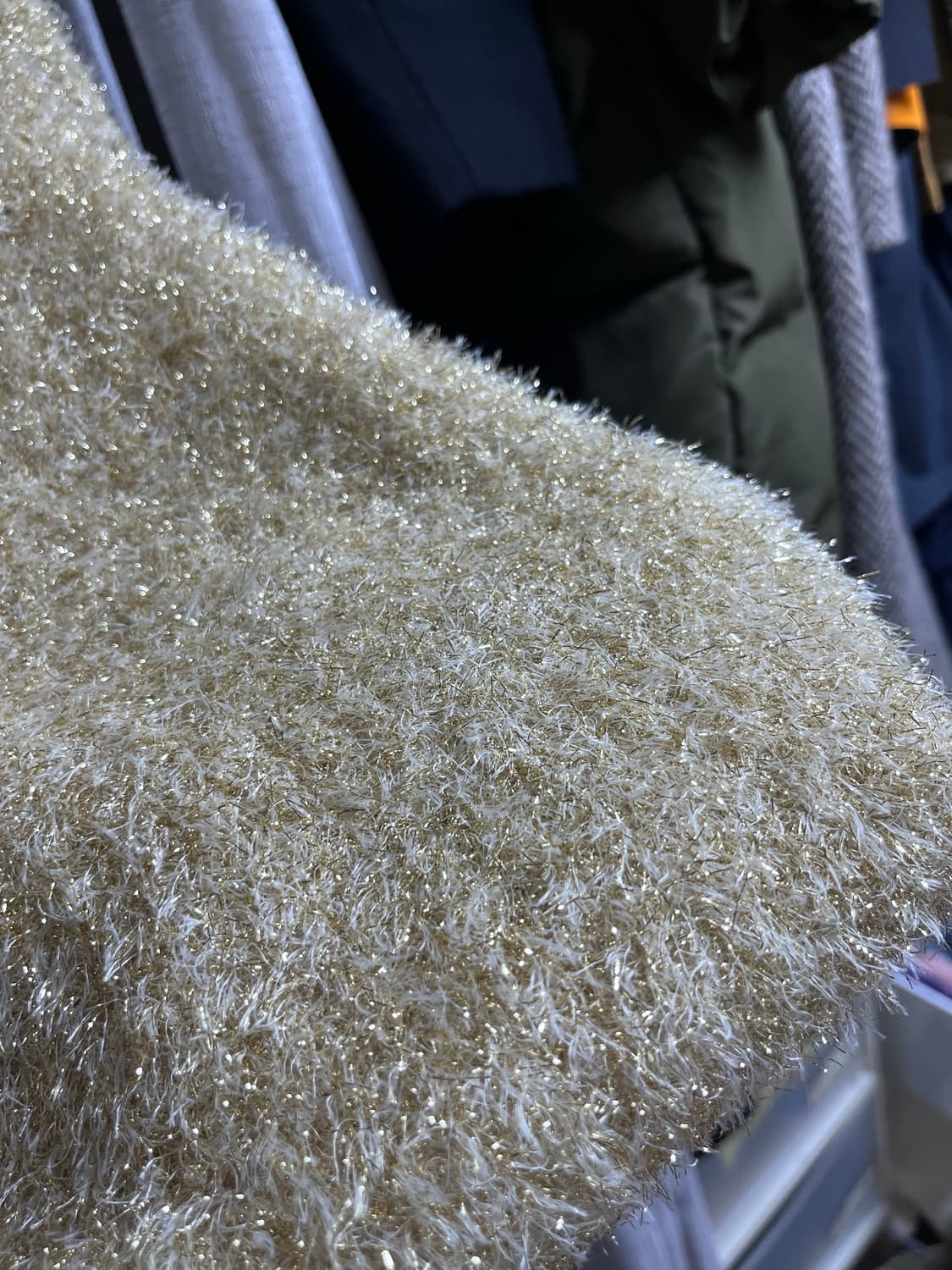 꼼데가르송걸 글리터 니트 M 상품이미지3