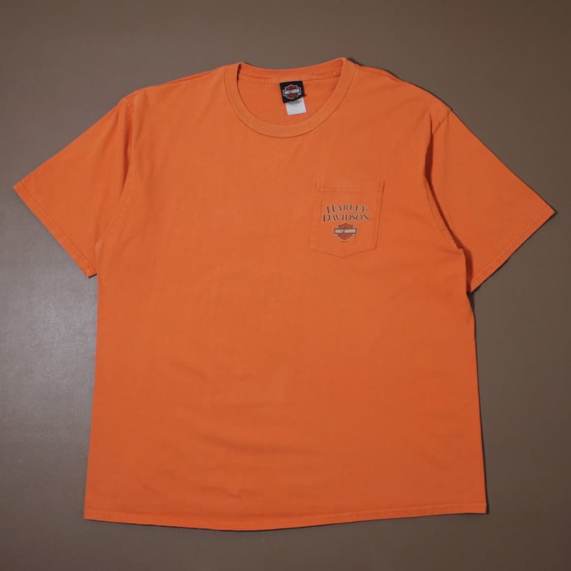 00's Harley-Davidson 할리 데이비슨 USA 오렌지 반팔 상품이미지1