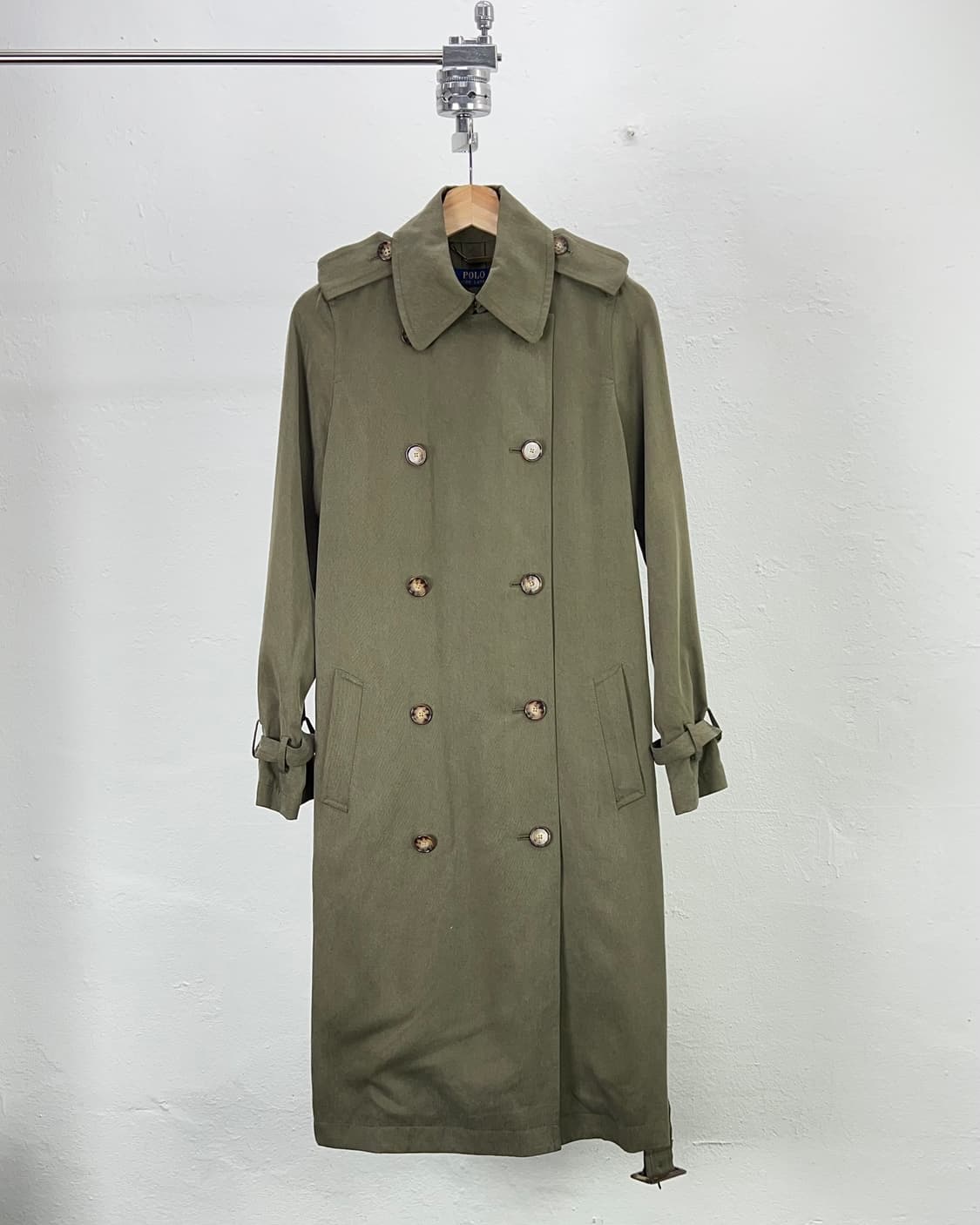 폴로 랄프로렌 올리브 그린 헤리티지 트렌치 코트 상품이미지1