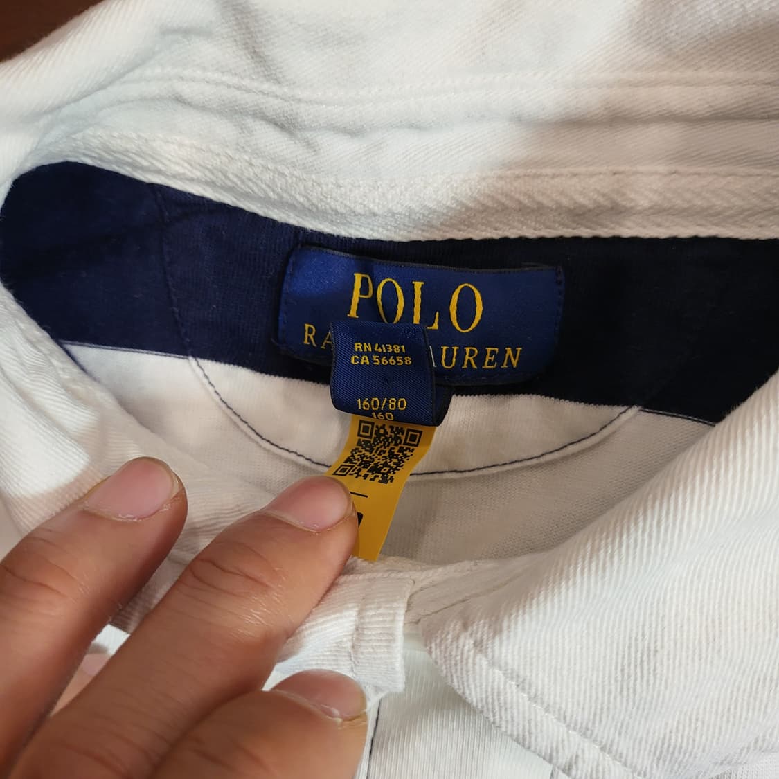 폴로 랄프로렌 아이코닉 럭비 셔츠 (L) 상품이미지7