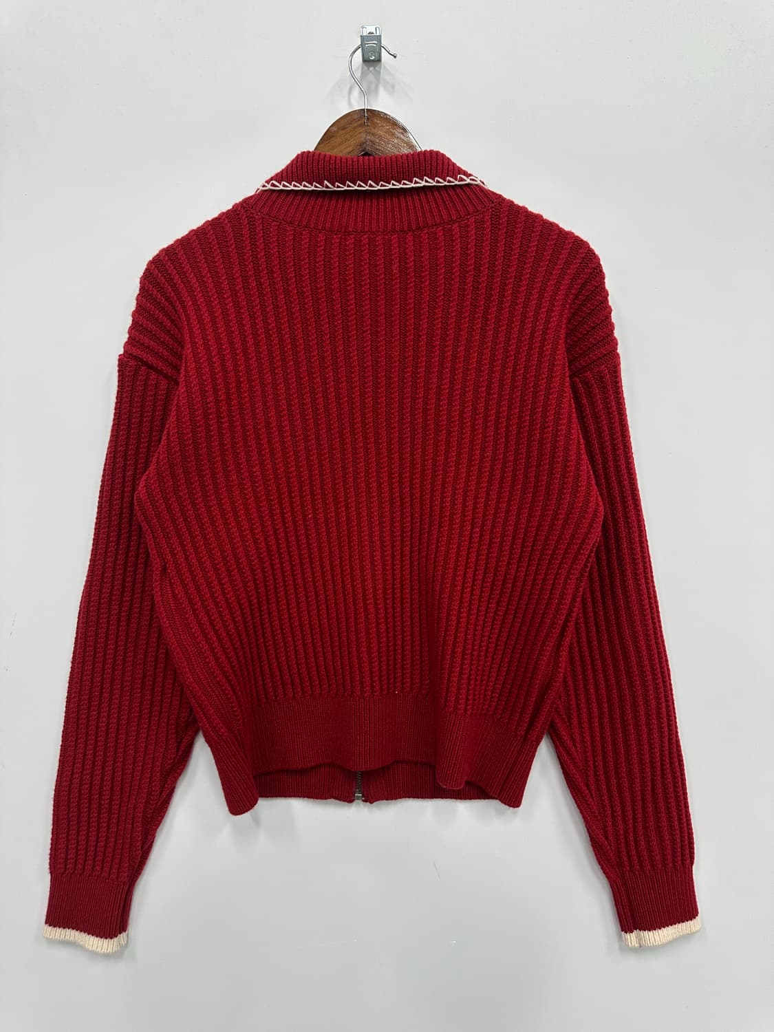 빈티지 니트 집업 상품이미지5