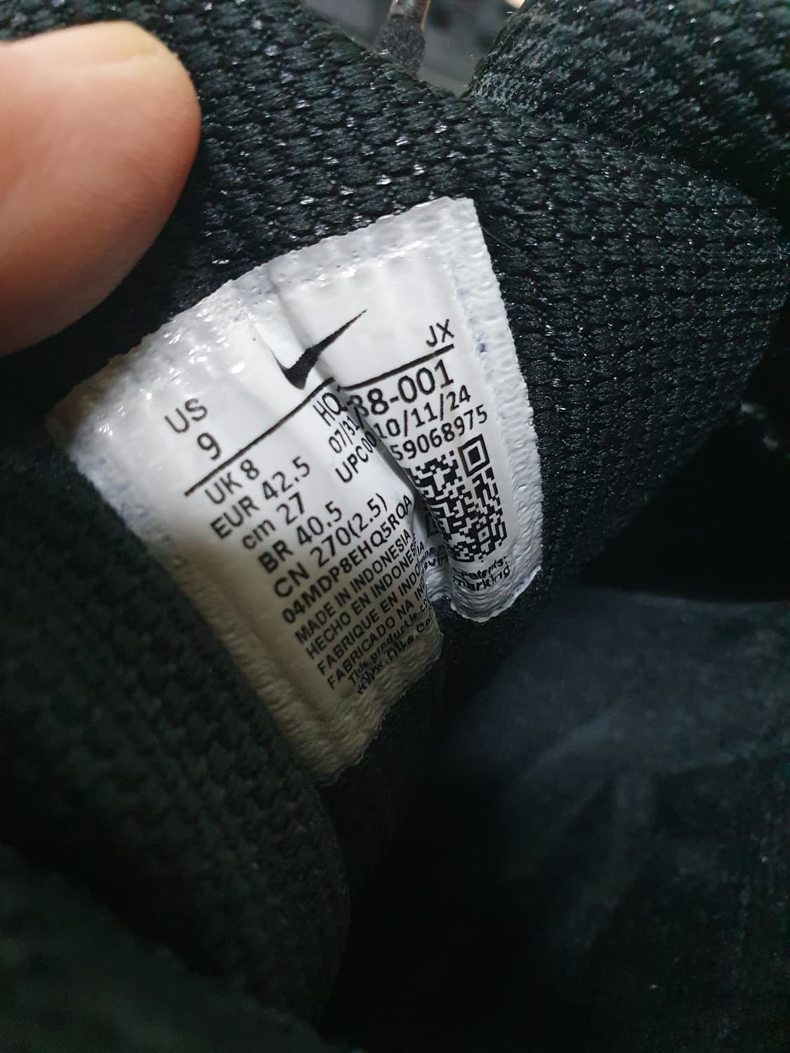 나이키 샥즈 R4 블랙 운동화 270 상품이미지9